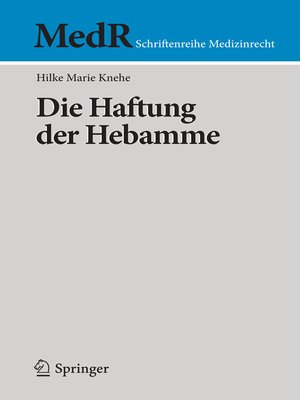 cover image of Die Haftung der Hebamme